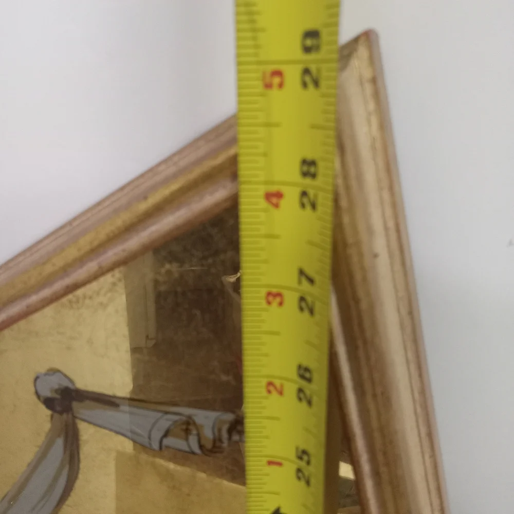 Vintage Victorian Wall Clock, Mirrored Art Decor Half Octagon RARE ,UNIQUE